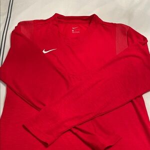 Nike Crimson Long Sleeve Top